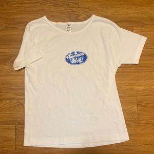 Y2K American Idol Baby Tee